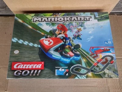 NOS Mario Kart Carrera Go 1:43 Scale Slot Racing Set w/ NEW Factory Power Supply - Image 1 of 4