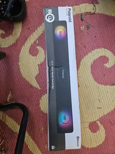 Polaroid 17.5" Multi-Media Sound Bar Bluetooth Wireless Speaker With LED Lights - Picture 1 of 4