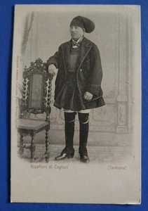 1900ca rigattiere di Cagliari (Sardegna) - costumi locali - Picture 1 of 2