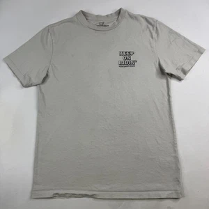 Vineyard Vines Mens Small Beige "Keep On Ridin'" Sailor Fish Graphic T-Shirt - Picture 1 of 9
