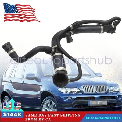Manguera de radiador superior para BMW E53/E70 X5 2004 2005 2006 V8 4,4 L 4,8 L 17127526856 Foto 1 de 4