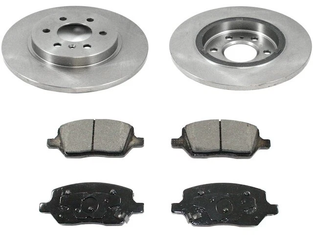 Kit de pastillas de freno y rotor trasero para Chevrolet Uplander 2006-2009 74173HTFM 2007 Foto 1 de 2