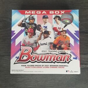 2021 MLB Topps Bowman Baseball Mega Box - Factory Sealed - NEW