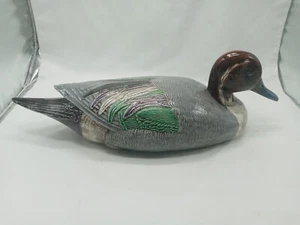 Ceramic Hand Painted Duck Signed 'Mary' - Picture 1 of 3