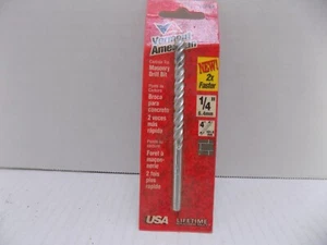 BROCA DE MAMPOSTERÍA 1/4" X4" DE VERMONT AMERICA NUEVA - Imagen 1 de 3