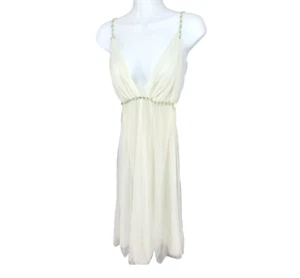 van Raalte Nachthemd Damen 34 mintgrün Chiffon sexy Blumen Peignoir Dessous - Bild 1 von 12