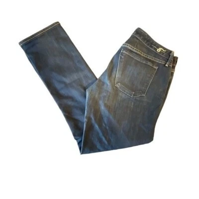 Pantalones de mezclilla para mujer Earnest cosidos azules talla 29 Foto 1 de 4