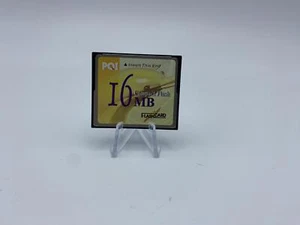 Vintage PQI USA 16 MB CompactFlash Memory Card (FC016S) - Picture 1 of 2