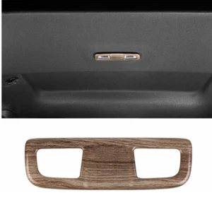 Wood Grain Rear Roof Reading Light Lamp Cover Frame For Chevy Silverado 2019+ US - Picture 1 of 11