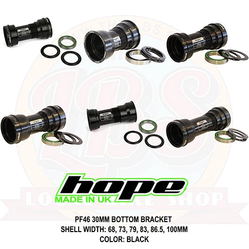 Hope PF46 Bottom Bracket For 30mm Spindles 68 73 79 86.5 83 100mm Shell - New - Image 1 of 1