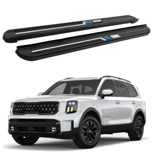 2Pcs Fixed Running Board Side Step Pedal Bar Fits for KIA Telluride 2020-2024 - Imagen 1 de 7
