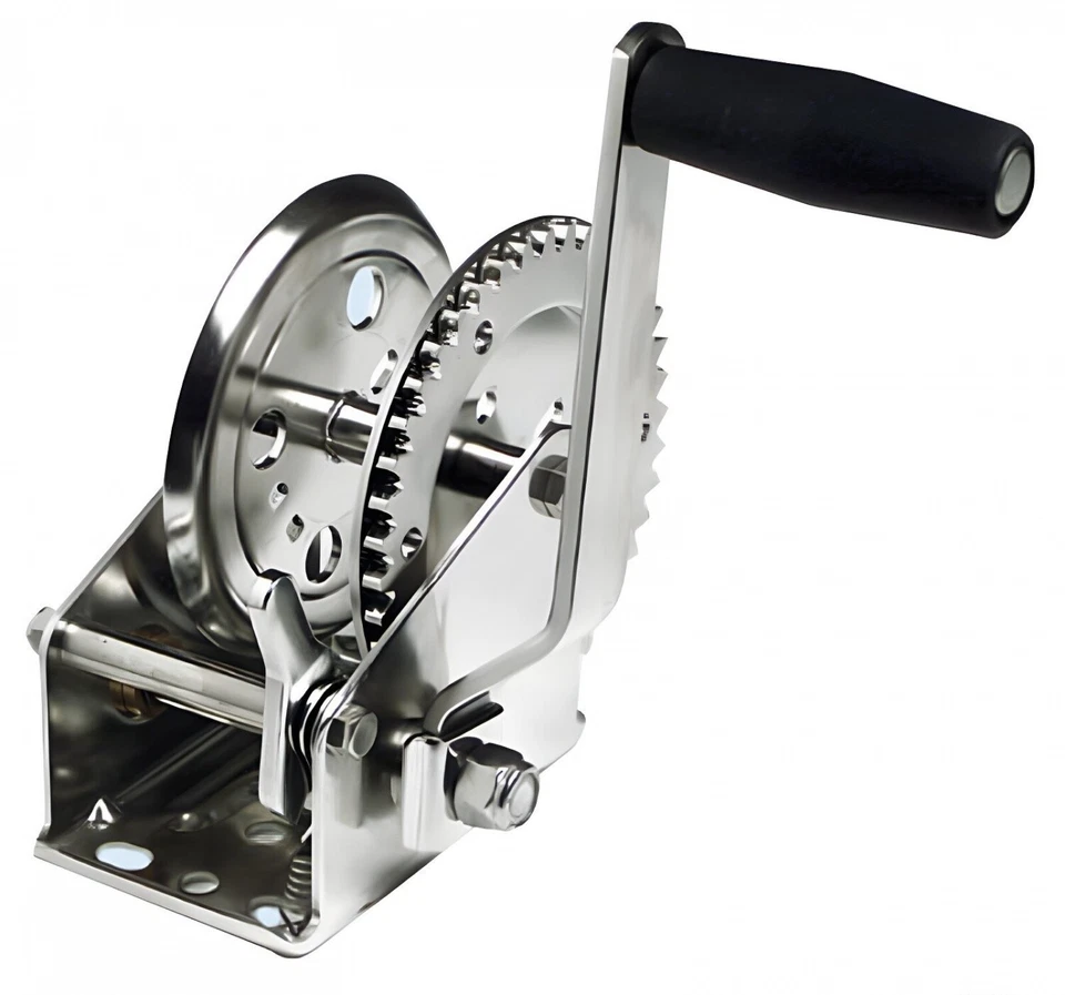 Edelstahl Handseilwinde Bootstrailer Zubehör 384-900kg Boote Slippen Bootswinde - Bild 1 von 1