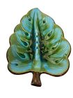Vintage 1963 Treasure Craft Palm Frond Leaf Ashtray Trinket Tray 1960's Made USA