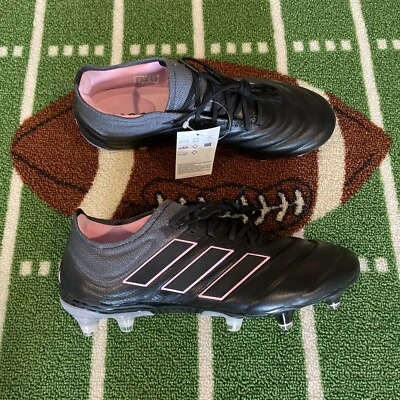 Adidas Copa 19.1 FG Soccer Cleats Core Black Pink F97641 Women’s Size 6 - Image 1 of 4