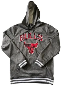 Vintage NBA Chicago Bulls Hoodie Sweatshirt Size S UNK Basketball Long Sleeves - Picture 1 of 8