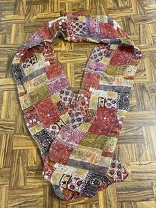 Fashionique ll Tono Tierra Largo Cabeza Cuello Bufanda Oro Transparente 100% Rayón India 64" - Imagen 1 de 5