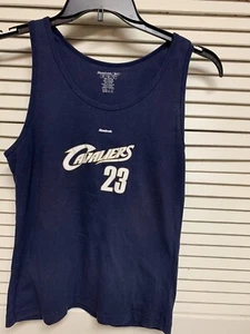 Large Women's Cleveland Cavaliers LeBron James Reebok Tank Top Tee Shirt - Picture 1 of 3