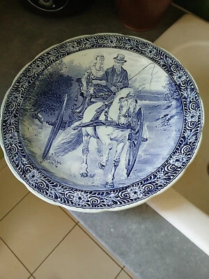 ASSIETTE MURALE DECORATIVE DELFTS/BOCH BELGIUM - Photo 1/4