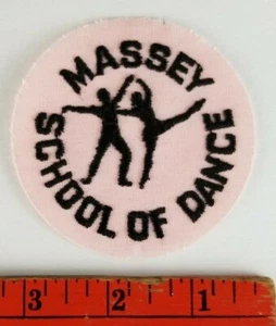 Vintage Massey School of Dance Ballet Dancing Shirt Jacket Patch - Picture 1 of 2