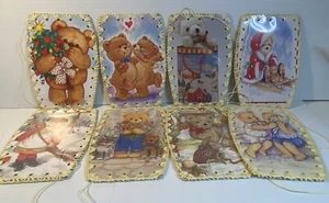 Greeting Card Crochet Sewing basket Kit #4 Vintage kitsch Retro 1950/70s - Picture 1 of 7