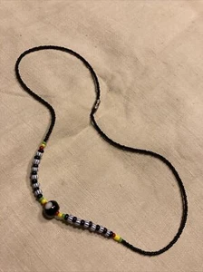 Vintage 70’s  Glass Bead Necklace Delicate 17” - Picture 1 of 4