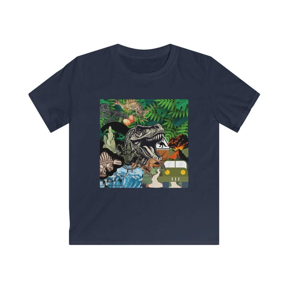 Детская футболка Dinosaures мягкий стиль - Изображение 1 из 1