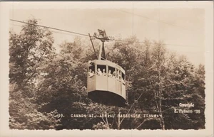 1938 RPPC Postcard Cannon Mt., New Hampshire Aerial Tramway Skiers UNP 5003.9 - Picture 1 of 6