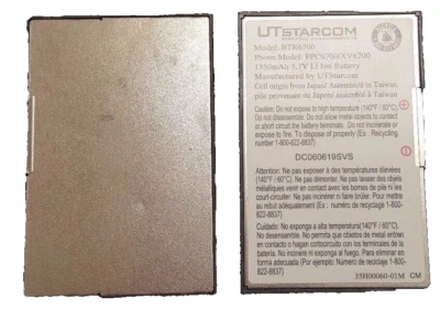Batería BTR6700 1350 mAh Para UTStarcom Audiovox BTR6700 PPC6700 XV6700 Original Foto 1 de 4