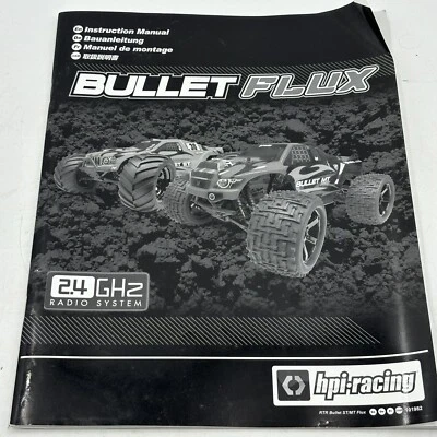 HPI 1/10 Bullet 4WD Flux Instruction Manual - OZRC - Image 1 of 2