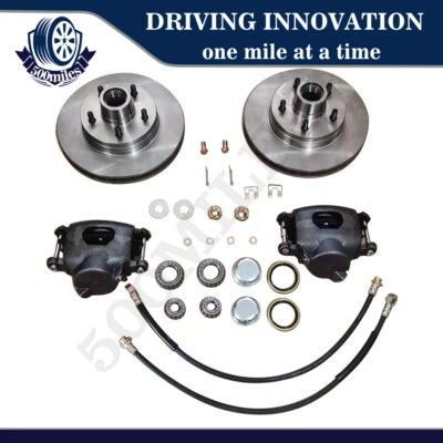 Disc Brake Spindle Components 1.25" Rotor Squarebody For 1973-87 Chevy C10 5 Lug - Image 1 of 4