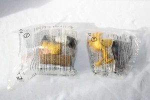 Lot w/ 2 Snoopy Figures McDonald's - 2015 - Sealed - Imagen 1 de 4