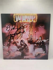 WASP SIGNED BLACKIE LAWLESS VINYL SELF TITLED AUTOGRAPHED JSA COA W.A.S.P. ALBUM - Picture 1 of 10