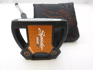 Used LH TaylorMade Spider TourX X3 35" Putter KBS Slant Neck Steel Shaft +HC - Picture 1 of 6
