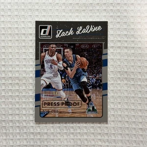 Prueba de prensa Panini Donruss 2016-2017 Zach Lavine #/299 SP Minnesota Timberwolves - Imagen 1 de 5