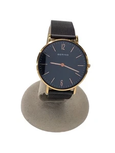 BERING 14236-162 Quartz Analog Black Dial Stainless Minimal Watch Near Mint - Picture 1 of 5