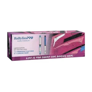 BabylissPro 1 1/4" Prima3000 Flat Iron & 1" Curling Wand  New in box - Picture 1 of 3
