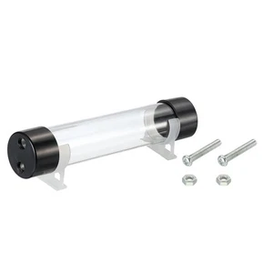 Cylindrical Water Cooling Tank G1/4" D50mm L240mm Clear with Acrylic and POM - Afbeelding 1 van 5