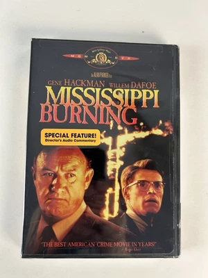 Mississippi Burning DVD 1988 Gene Hackman Willem Dafoe Widescreen New Sealed Foto 1 de 4