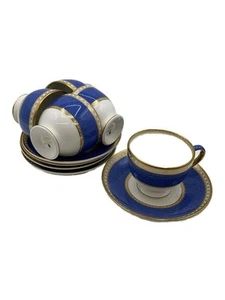 Set 5 tazze e piattini WEDGWOOD usati - Foto 1 di 9