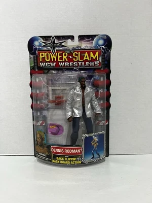 Dennis Rodman Power Slam con Back Flippin' Back Board ¡Acción! Figura WCW 2000 Foto 1 de 4