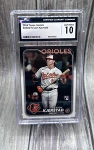 2024 Topps Update Heston Kjerstad ROOKIE #US86 CGC 10 GEM MINT Baltimore Orioles - Picture 1 of 10