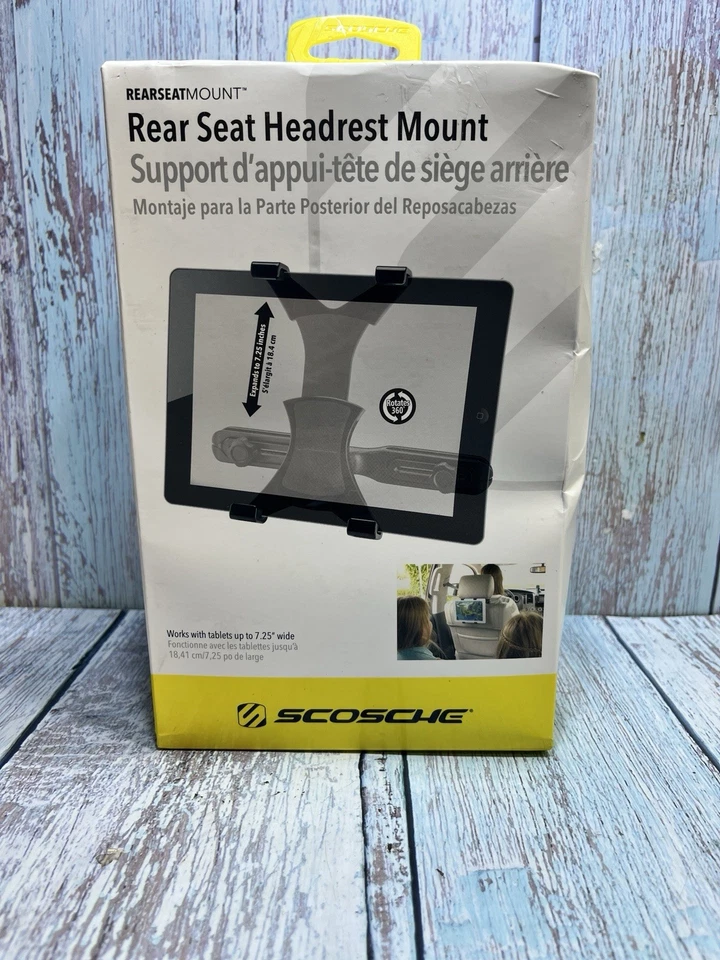 Scosche Rear Seat Headrest Mount for All iPads & Tablets HRMT