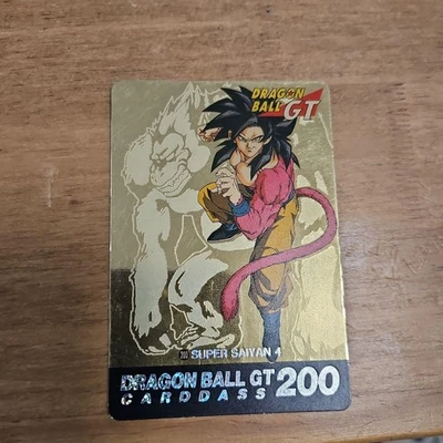 Dragon Ball GT Super Saiyan 4 Card 200 Secret 1997 Bandai Trading - Image 1 of 3