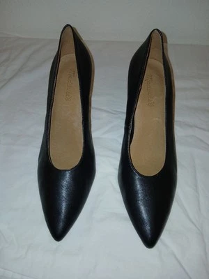 Madewell кожаный каблук туфли 8,5 черный - Изображение 1 из 4