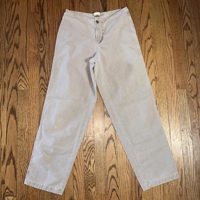 复古 Gramicci 美国制造女式 6/8 码 100% 棉裤子棕褐色 — 第 1/4 张图片