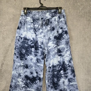 Pantaloni donna Style & Co blu taglia XL tintura cravatta giardino vita smock gamba larga  - Foto 1 di 7
