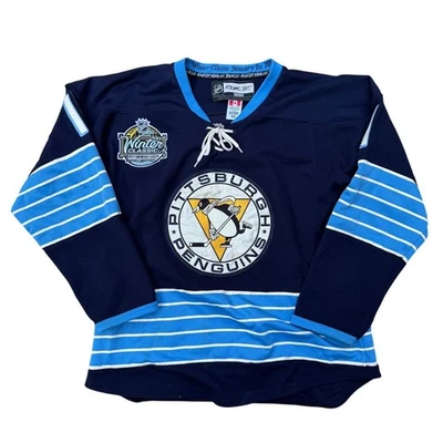 Camiseta deportiva clásica de invierno Reebok CCM Jordan Staal #11 Pittsburgh Penguins 2011 50 Foto 1 de 4