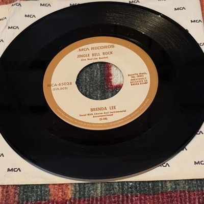 Brenda Lee Jingle Bell Rock/Winter Wonderland 45 rpm - Image 1 of 3