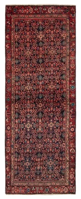 Traditional Vintage Hand-Knotted Area Rug 3'7" x 8'9" Oriental Wool Carpet - Image 1 of 4