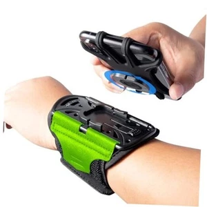 Wristband Running Phone Holder for 4~6.5‘’ Phone, 360°Rotation & Detachable - Picture 1 of 7